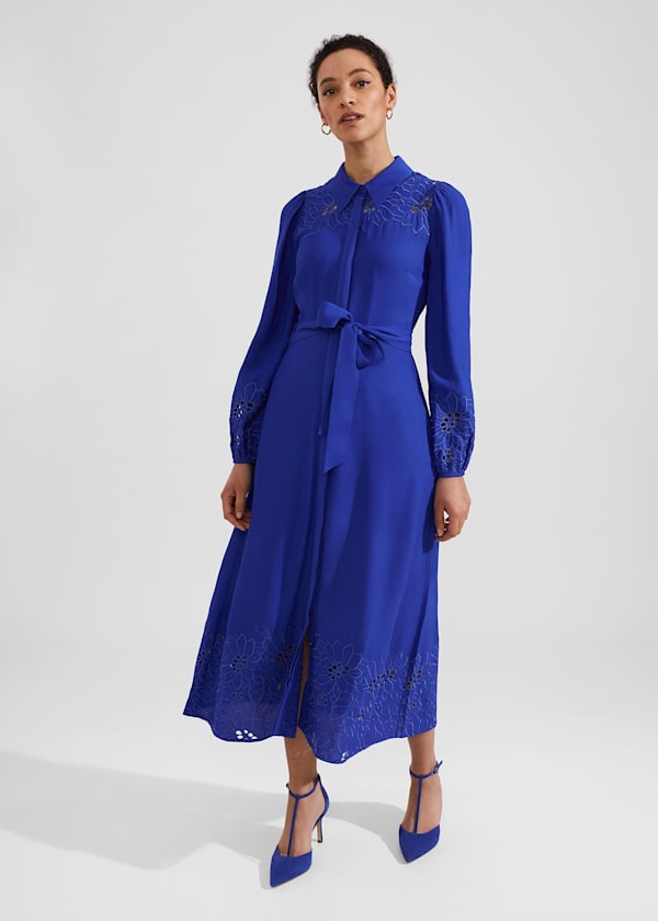 Ada Embroidered Midi Dress