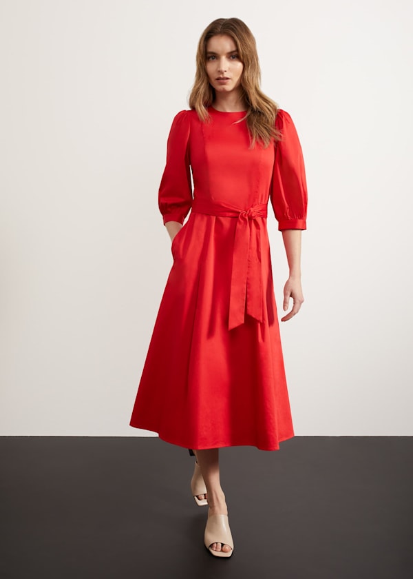 Cliveden Tie Midi Dress