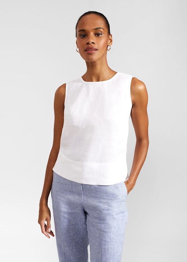 Linen summer tops discount