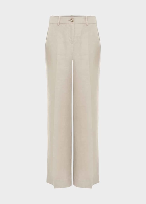 Roberta Wide Linen Pants