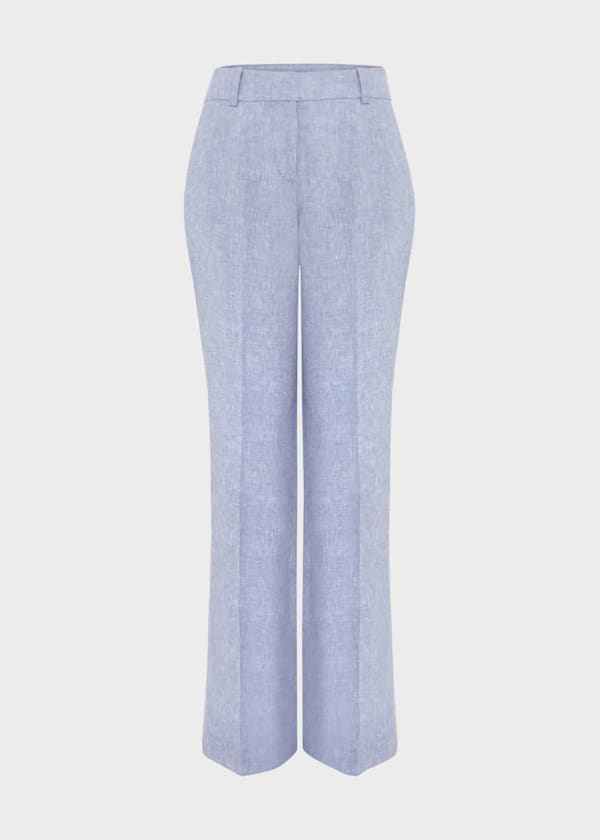 Adina Straight Linen Trousers