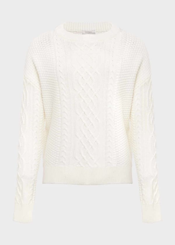 Corina Cotton Cable Sweater