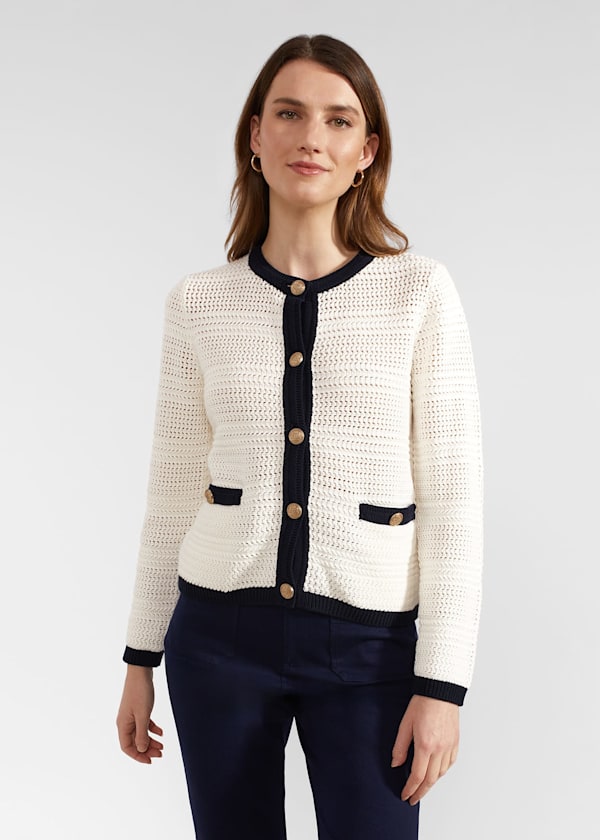 Nola Cotton Blend Knitted Jacket