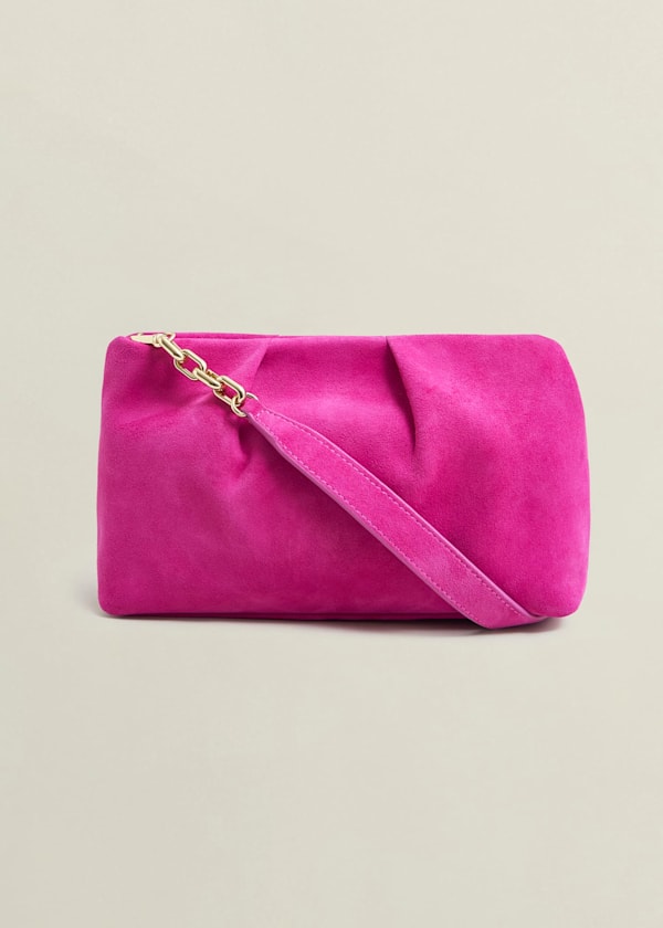 Clifton Suede Clutch