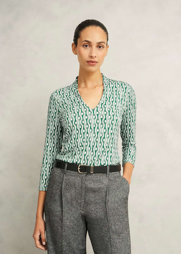 Aimee Printed Top
