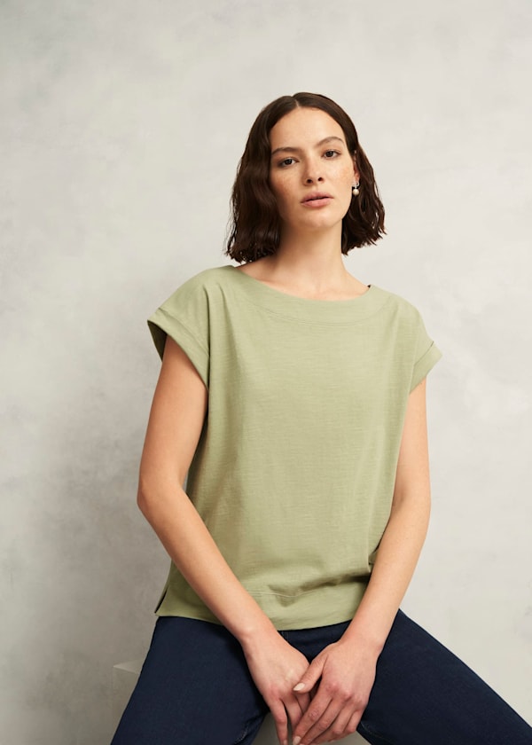Alycia Cotton Slub T-Shirt
