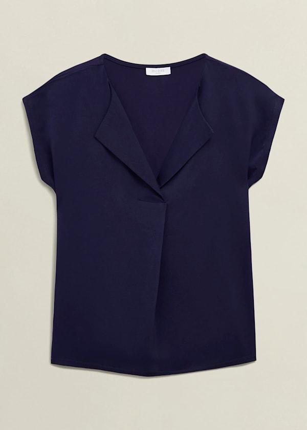 Sylvie Satin Front Top
