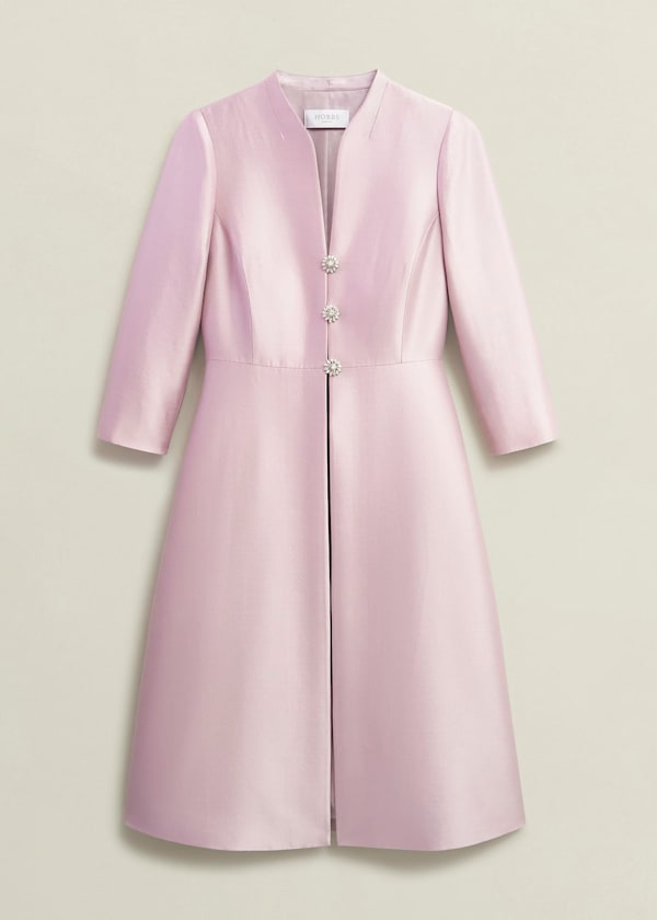 Rhea Wool Silk Coat