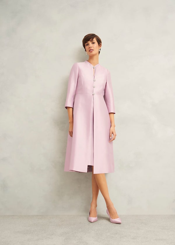 Rhea Wool Silk Coat