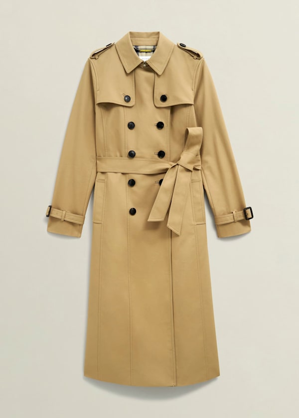 Skylar Shower Resistant Midi Trench