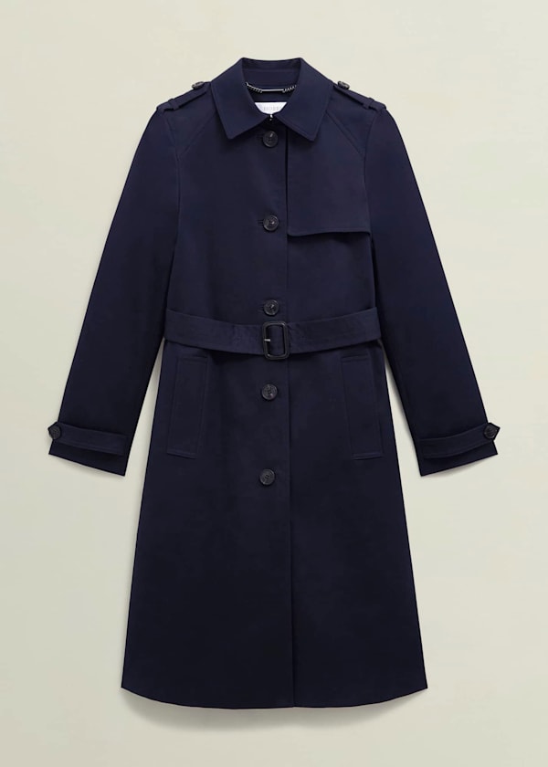 Hallie Shower Resistant Trench
