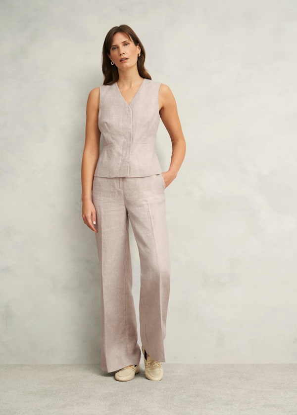 Alessia Linen Waistcoat