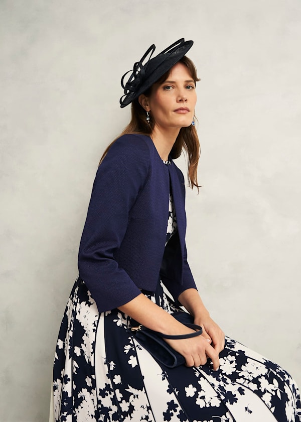 Elize Jacket Navy Outfit