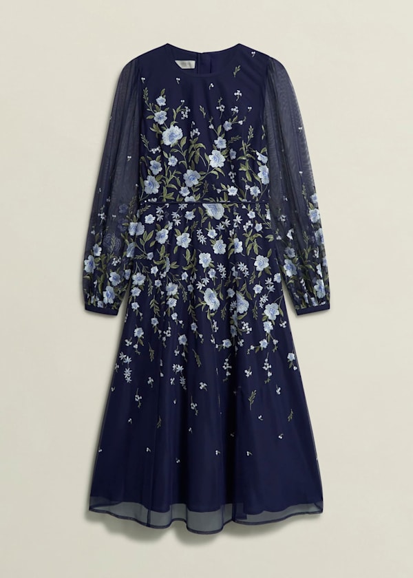 Petite Lois Embroidered Dress