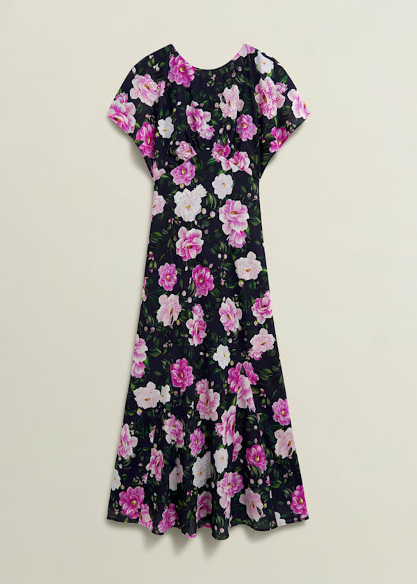 Petite Lalena  Sequin Floral Dress
