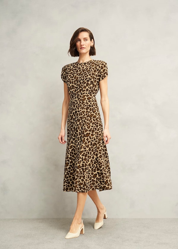 Hampton Leopard Silk Dress