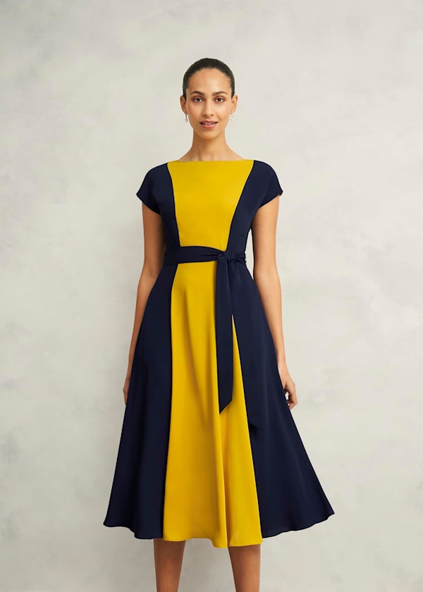 Petite Emery Tie Belted Dress
