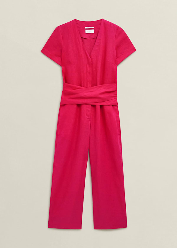 Petite Aliya Linen Jumpsuit