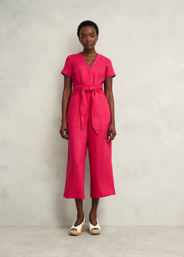 Petite Aliya Linen Jumpsuit