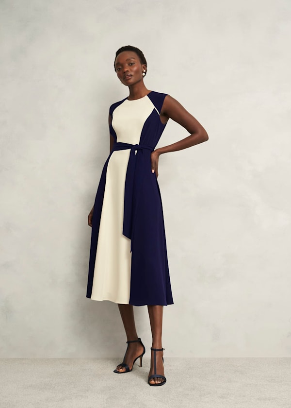 Petite Andrea Colourblock Dress