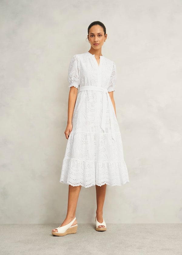 Petite Rosanna Broderie Dress