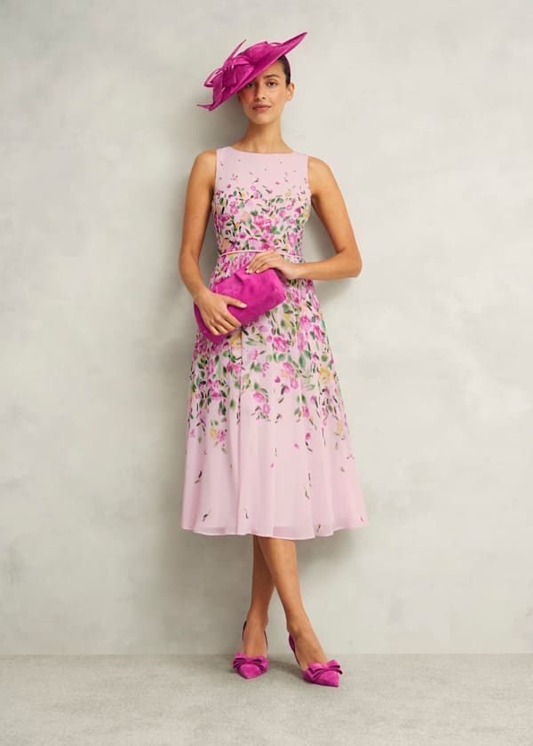 Carly Pale Pink Dress Outfit