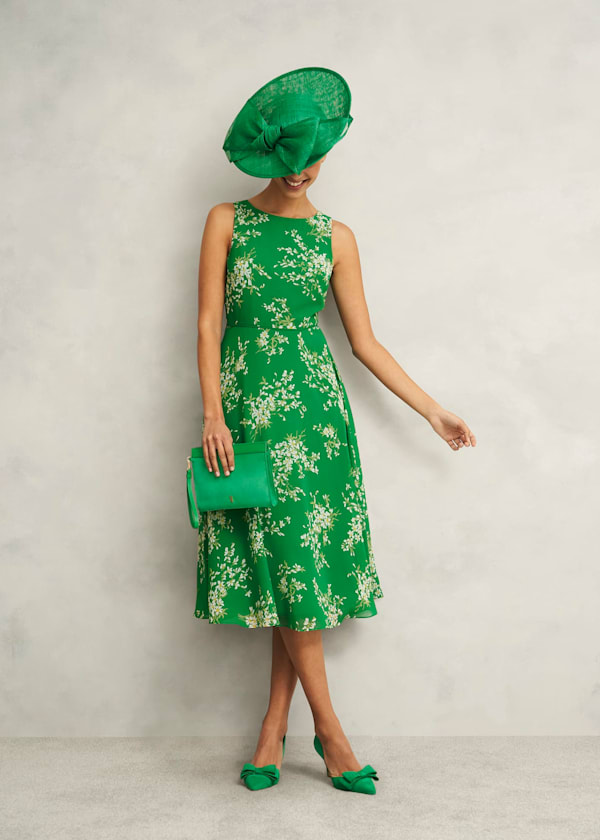 Carly Green Dress Outfit