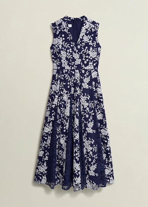 Petite Quin Embroidered Dress