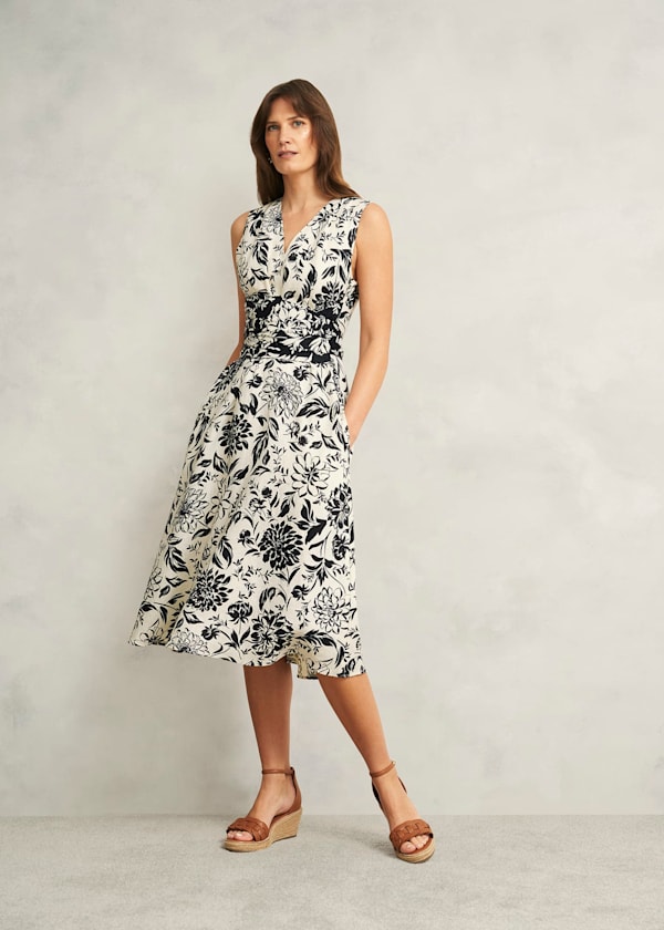 Petite Teagan Linen Dress