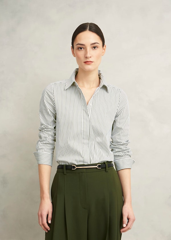 Andra Cotton Blend Shirt