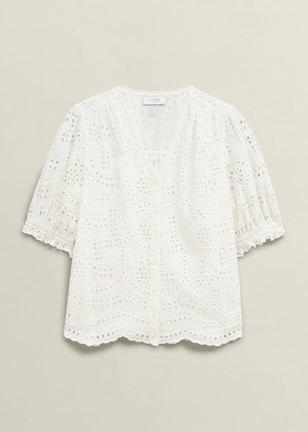Chiara Broderie Blouse