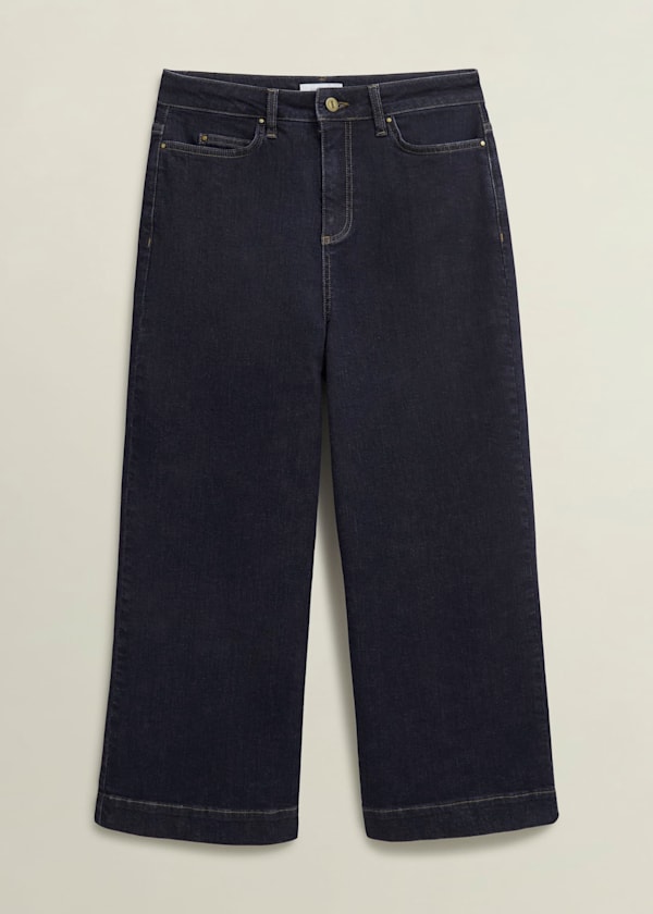 Brinley Crop Wide Leg Jeans