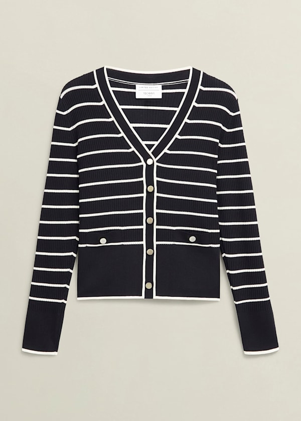 Belmont Striped Cardigan