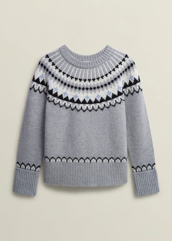 Anya Fairisle Sweater With Alpaca