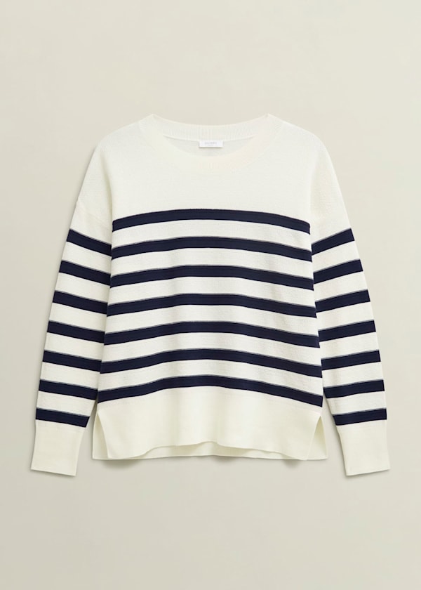 Amoura Striped Cotton Sweater