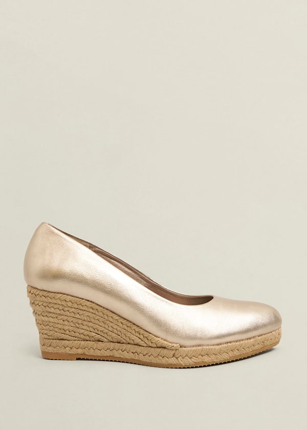 Anna Leather Espadrilles