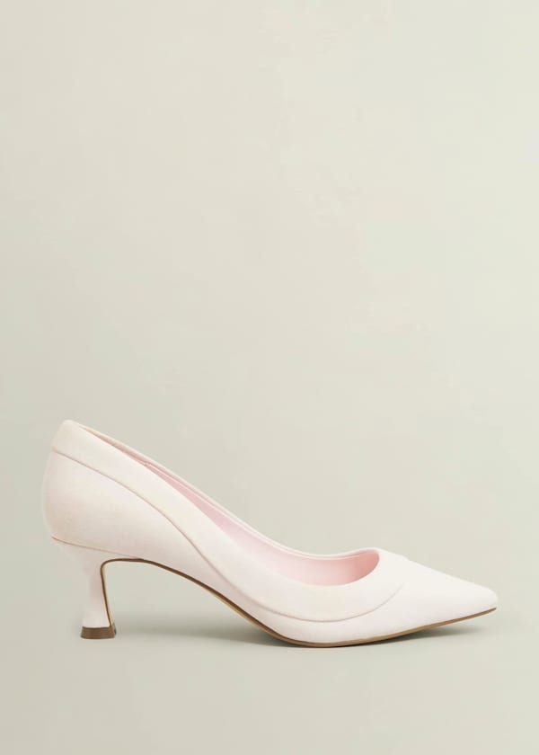 Faye Suede Court Shoes