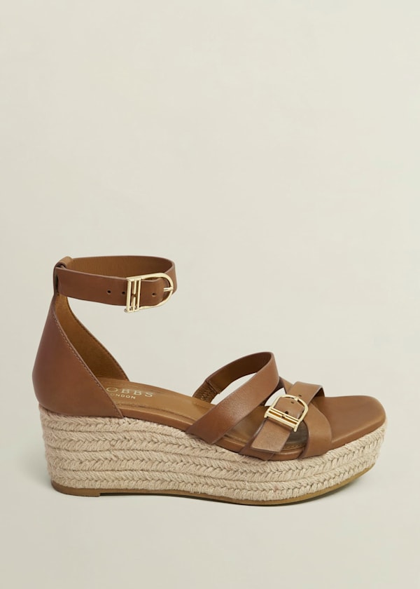 Paloma Leather Espadrilles