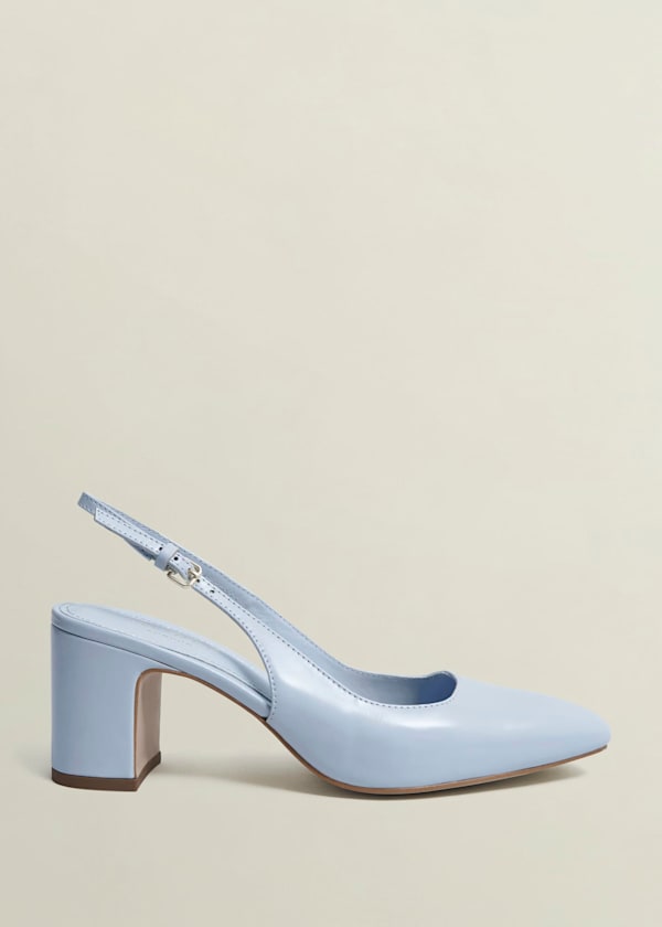 Lily Leather Slingbacks