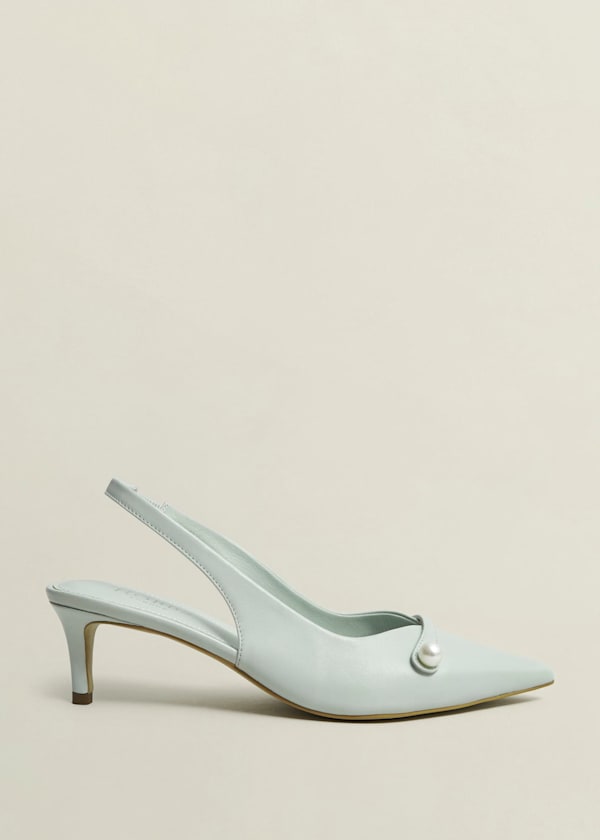 Serena Leather Slingbacks