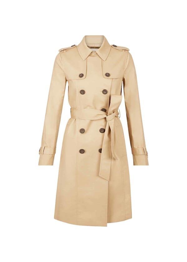 Petite Saskia Water Resistant Trench Coat