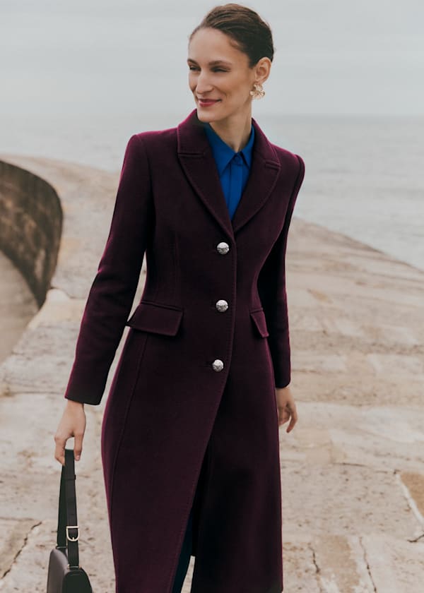 Edwina Wool Blend Coat Outfit