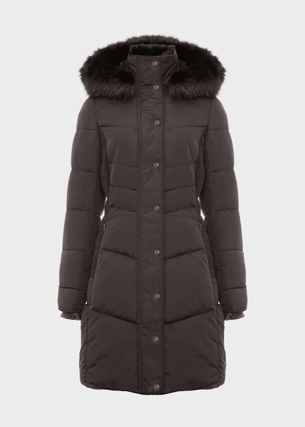 Petite Lettie Puffer Jacket With Hood