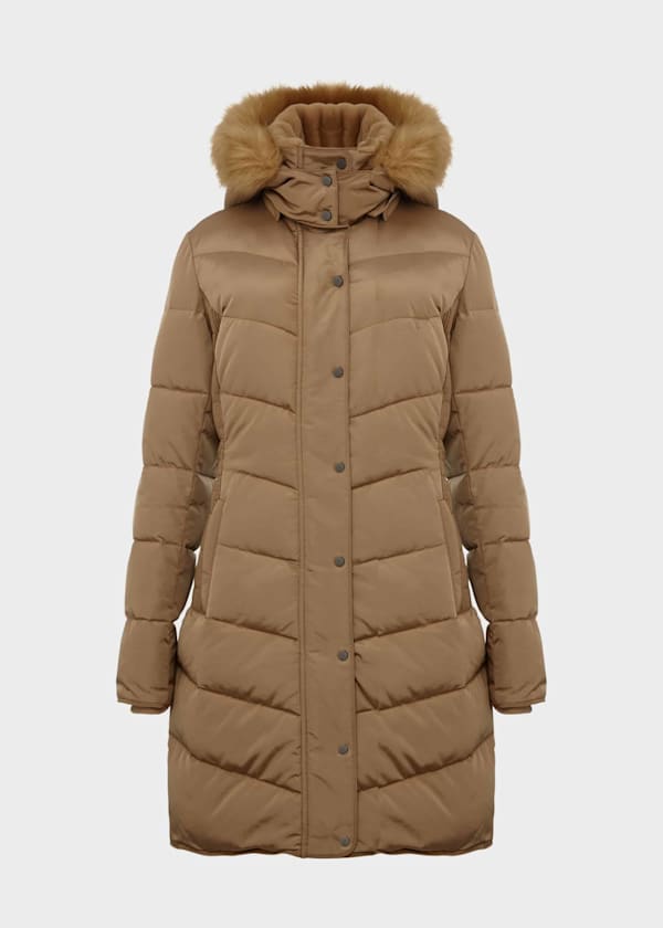 Petite Lilian Puffer Jacket With Hood