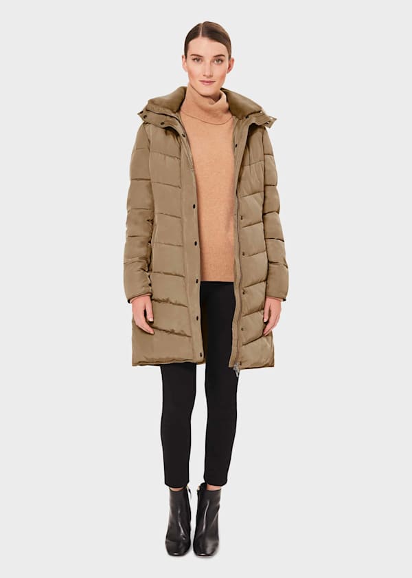 Petite Lilian Puffer Jacket With Hood
