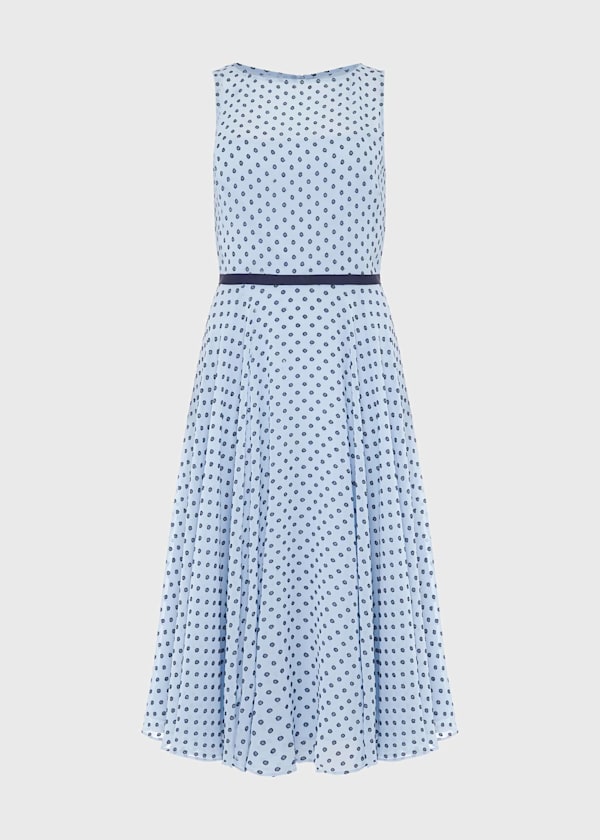 Della Jaquard Spot Dress