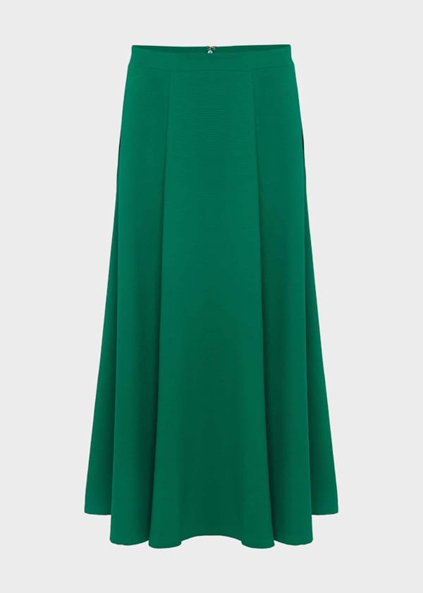 Marie Satin Midi Skirt
