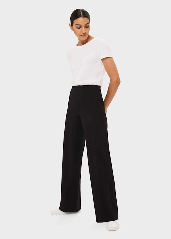 Pippa Jersey Wide Leg Trousers