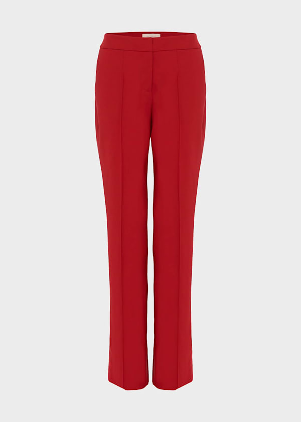 Kyle Wool Blend Straight Trousers