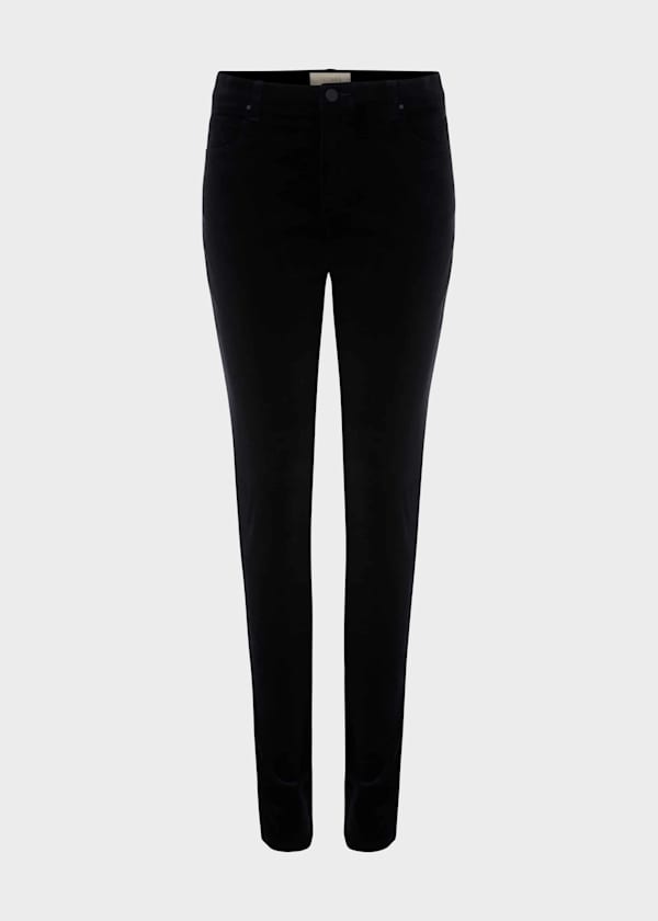 Marianne Velvet Skinny Jeans With Stretch
